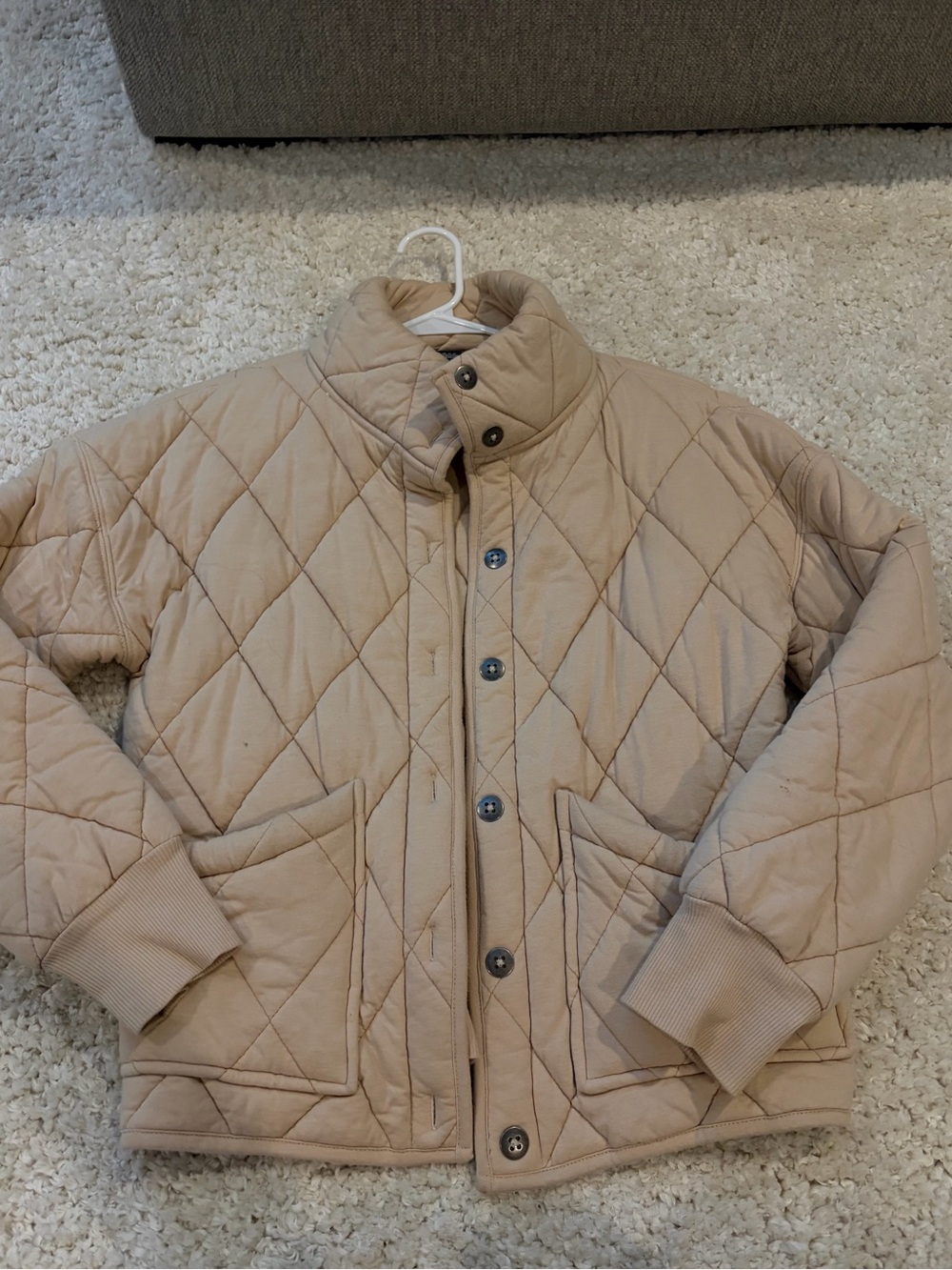 wild fable Quilted Beige Puffer Jacket